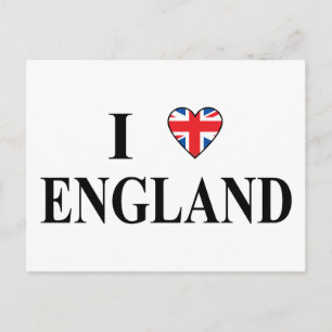Carte Postale J'aime l'Angleterre