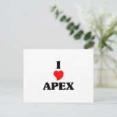 Carte Postale J'aime l'apex (Debout devant)