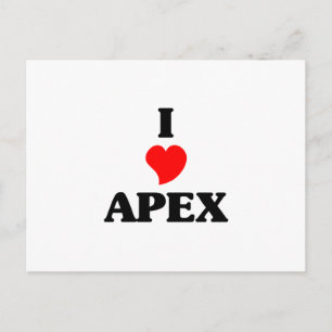 Carte Postale J'aime l'apex