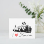 Carte Postale J'aime l'architecture de Slonim Biélorussie (Debout devant)