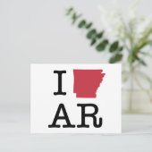 Carte Postale J'Aime L'Arkansas (Debout devant)