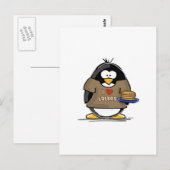 Carte Postale J'aime Latkes Penguin (Devant / Derrière)