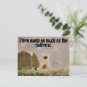 Carte Postale J'aime le camp (Debout devant)