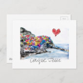 Carte Postale J'aime le cinéma terre (Devant / Derrière)