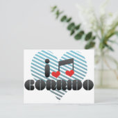 Carte Postale J'aime le corridor (Debout devant)