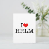 CARTE POSTALE J'AIME LE HARMONIE (Debout devant)