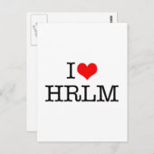 CARTE POSTALE J'AIME LE HARMONIE (Devant / Derrière)