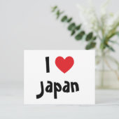 Carte Postale J'aime le Japon (Debout devant)