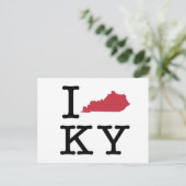 Carte Postale J'Aime Le Kentucky (Debout devant)