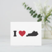Carte Postale J'aime le Kentucky (Debout devant)
