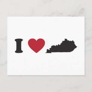 Carte Postale J'aime le Kentucky