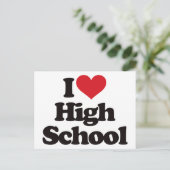 Carte Postale J'Aime Le Lycée ! (Debout devant)