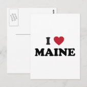 Carte Postale J'aime le Maine (Devant / Derrière)