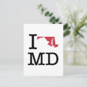 Carte Postale J'aime le Maryland (Debout devant)
