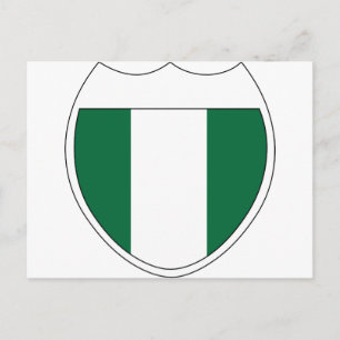 Carte Postale J'aime le Nigeria