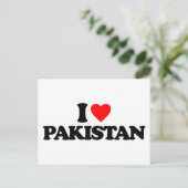 CARTE POSTALE J'AIME LE PAKISTAN (Debout devant)