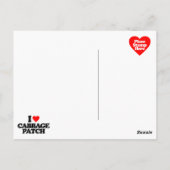 CARTE POSTALE J'AIME LE PATCH CABBAGE (Dos)
