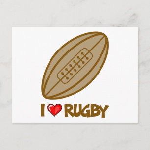 Carte Postale J'Aime Le Rugby