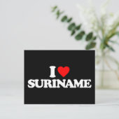 CARTE POSTALE J'AIME LE SURINAME (Debout devant)