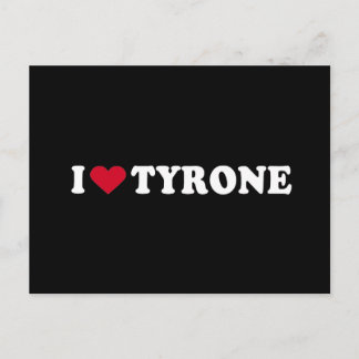 CARTE POSTALE J'AIME LE TYRONE
