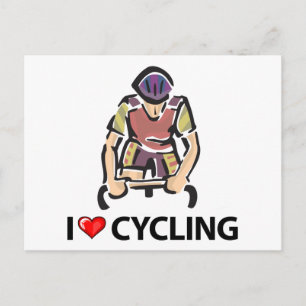Carte Postale J'Aime Le Vélo