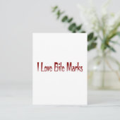 Carte Postale J'Aime Les Bite Marks (Debout devant)