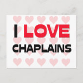 CARTE POSTALE J'AIME LES CHAPLAINES (Devant)