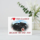 Carte Postale J'Aime Les Classiques 2 (Debout devant)