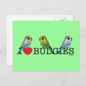 Carte Postale J'aime les copines (Devant / Derrière)