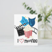 Carte Postale J'aime les films (Debout devant)