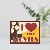 Carte Postale J'aime les films (Debout devant)
