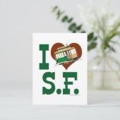 Carte Postale J'aime les funiculaires de San Francisco (Debout devant)