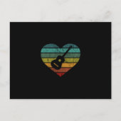 Carte Postale J'Aime Les Guitaristes Avec La Guitare Acoustique (Devant)