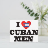 Carte Postale J'aime les hommes cubains (Debout devant)