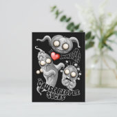 Carte Postale J'aime les monstres parce que les gens aiment les  (Debout devant)