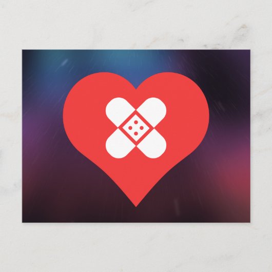 Carte Postale J'aime les premiers soins (Devant)