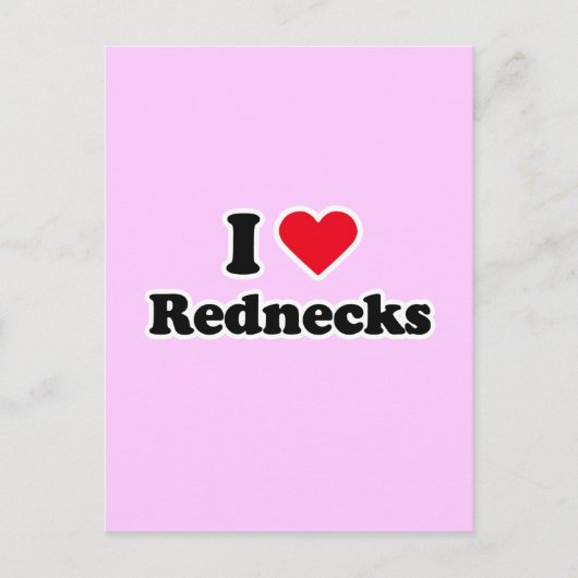 Carte Postale J'aime les rouges (Devant)