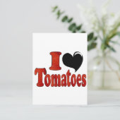 Carte Postale J'aime les tomates (Debout devant)