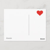 Carte Postale J'aime les traversées (Dos)