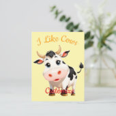 Carte Postale J'aime les vaches Art Thunder_Cove (Debout devant)