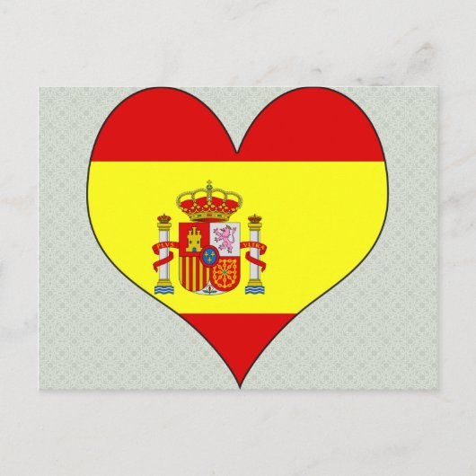 Carte Postale J'aime l'Espagne (Devant)