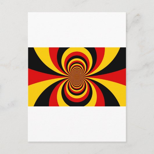 Carte Postale J'aime l'impression artistique aux couleurs du dra (Devant)