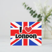 Carte Postale J'aime Londres (Debout devant)