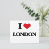 Carte Postale J'aime Londres (Debout devant)