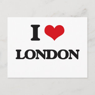 Carte Postale J'aime Londres