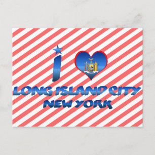 Carte Postale J'aime Long Island City, New York