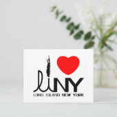 Carte Postale J'aime Long Island NY (Debout devant)