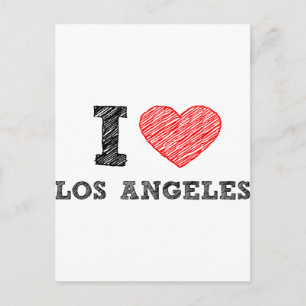 Carte Postale J'aime Los Angeles