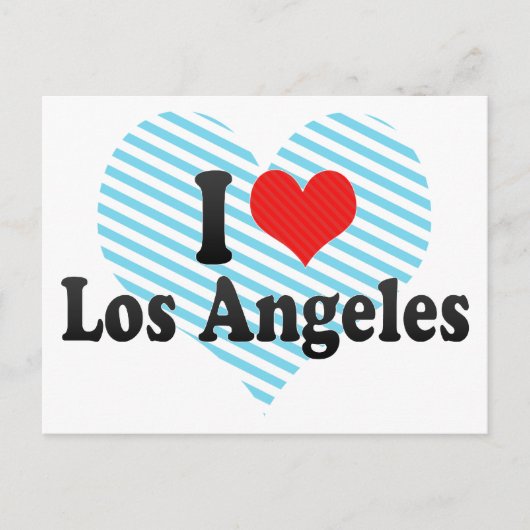 Carte Postale J'aime Los Angeles (Devant)