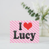 Carte Postale J'Aime Lucy (Debout devant)